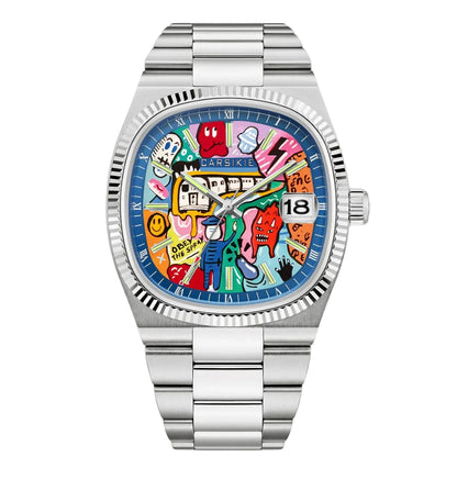 Super Dad - Square Graffiti Quartz Watch
