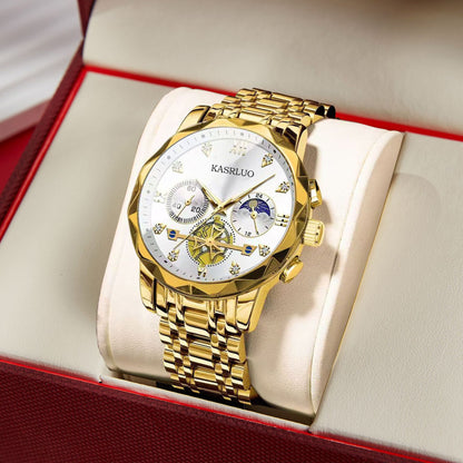 Super Dad - Multifunctional Gold Watch