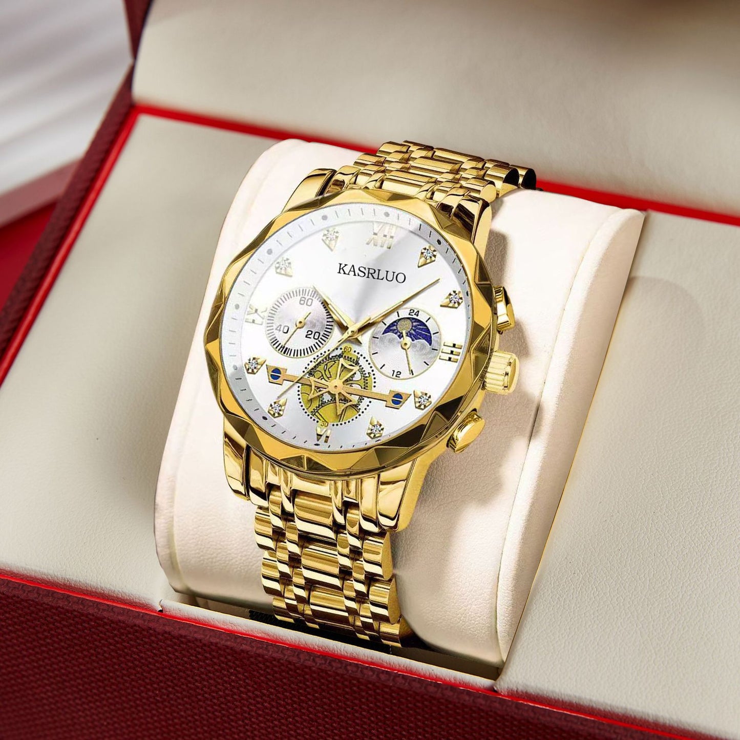 Super Dad - Multifunctional Gold Watch