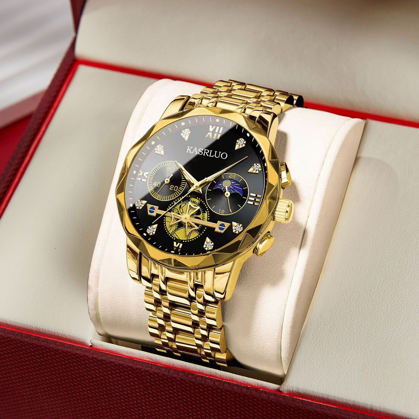 Super Dad - Multifunctional Gold Watch