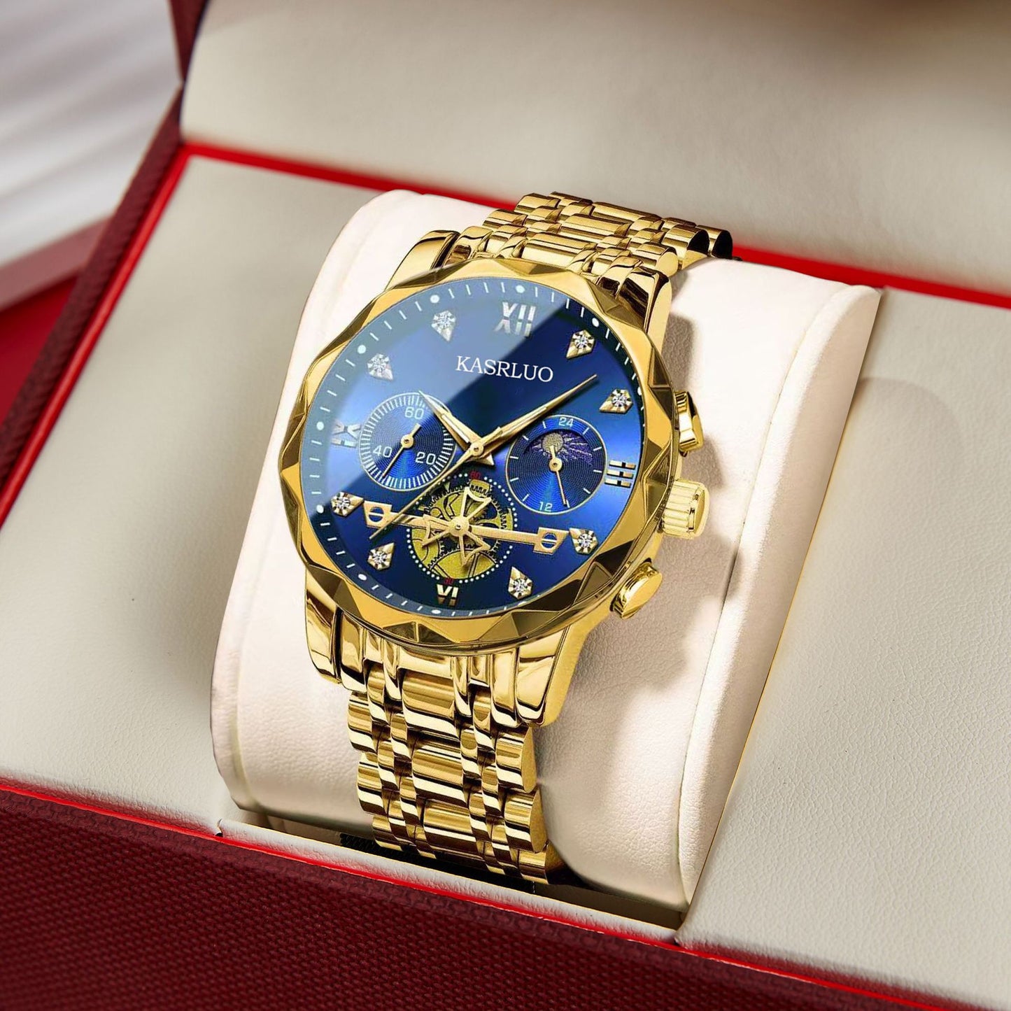 Super Dad - Multifunctional Gold Watch