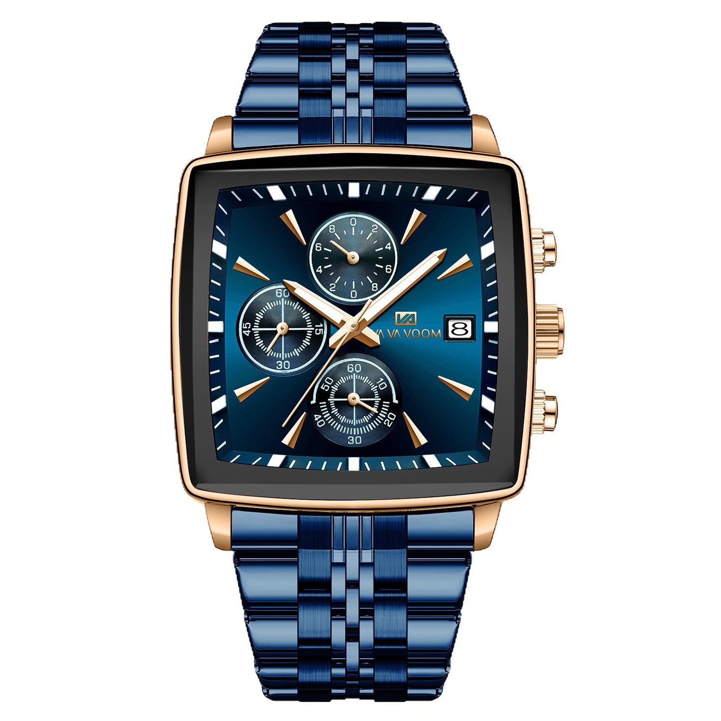 Super Dad - Blue Chrome Chronograph Waterproof