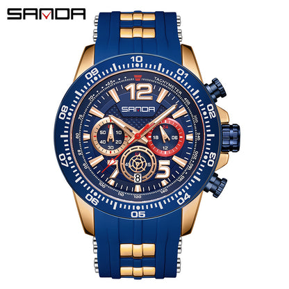 Super Dad - Men's Fashion Three-Eye Six-Pin Waterproof