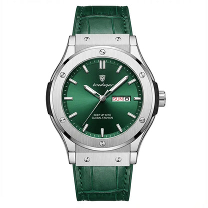 Super Dad - Steel Face Leather Strap