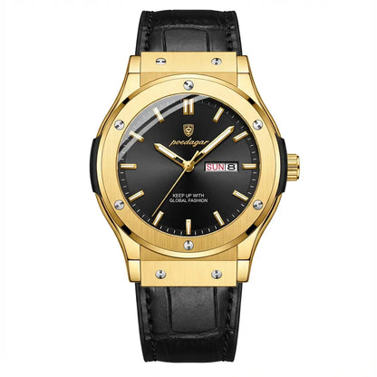 Super Dad - Steel Face Leather Strap