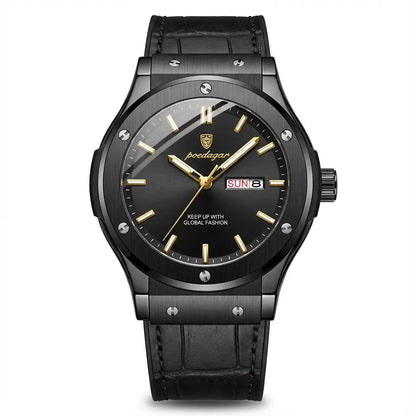 Super Dad - Steel Face Leather Strap