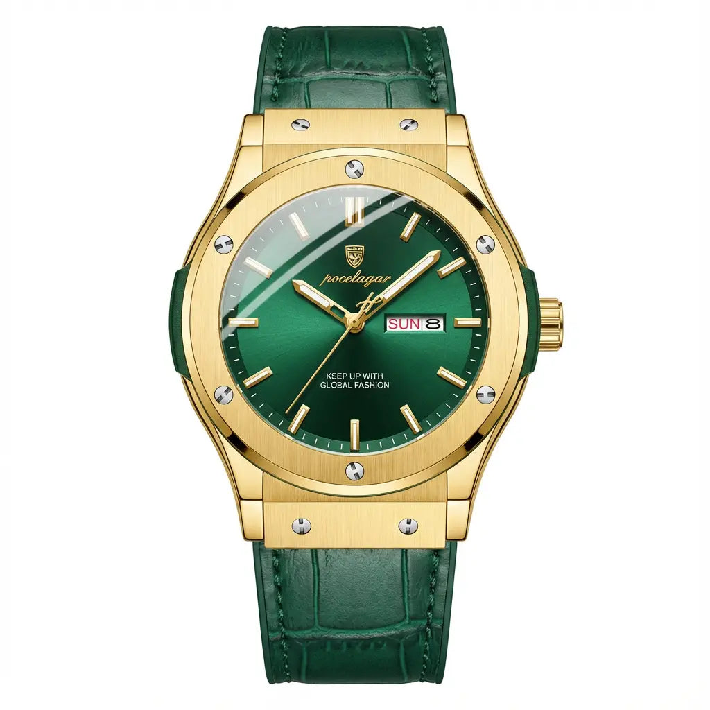 Super Dad - Steel Face Leather Strap