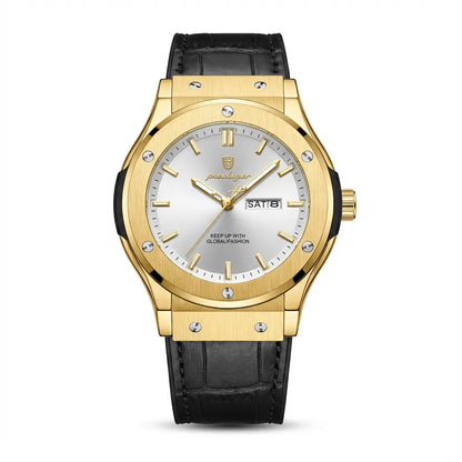 Super Dad - Steel Face Leather Strap