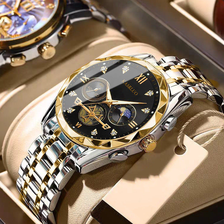 Super Dad - Multifunctional Gold Watch