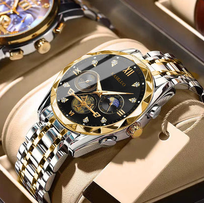 Super Dad - Multifunctional Gold Watch