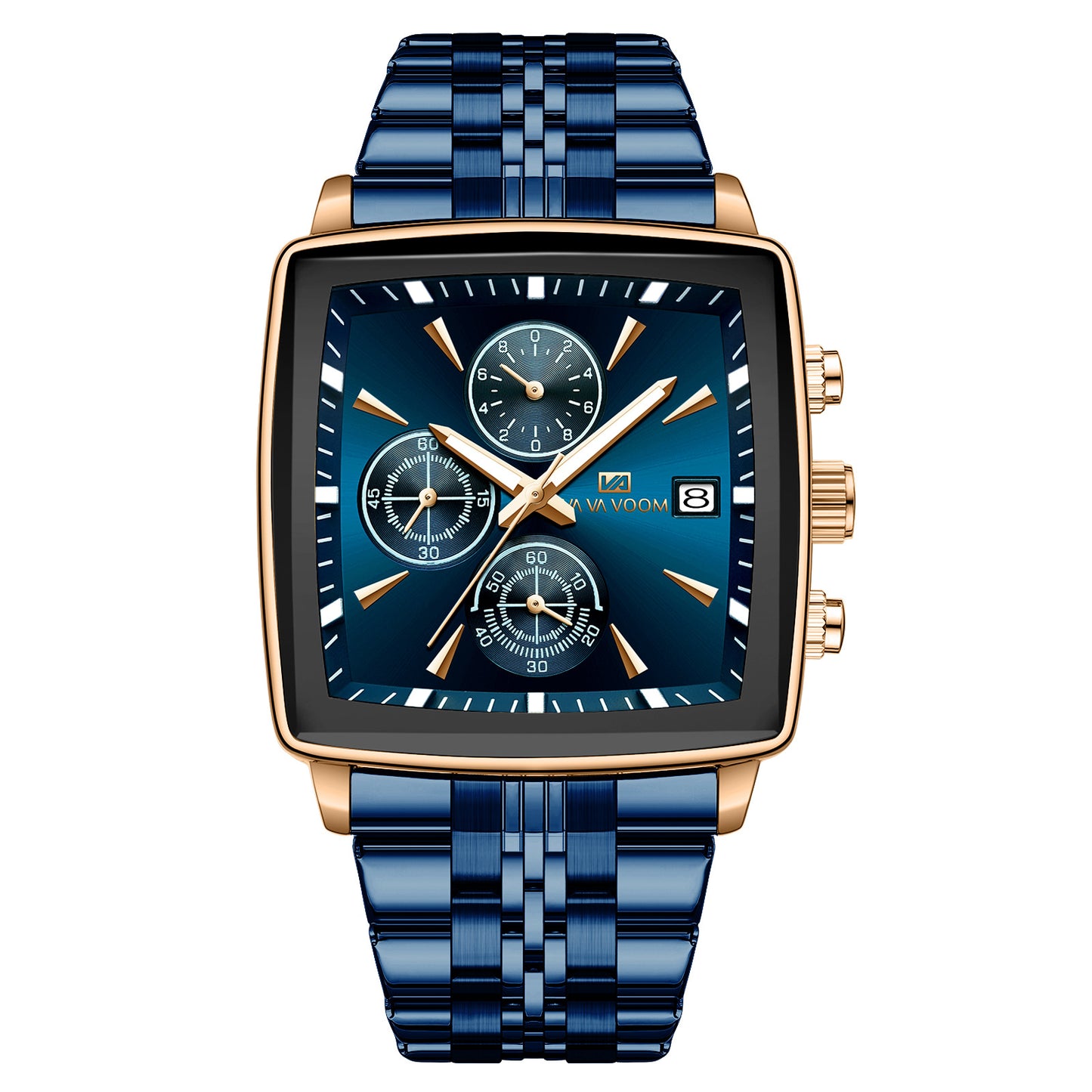 Super Dad - Blue Chrome Chronograph Waterproof