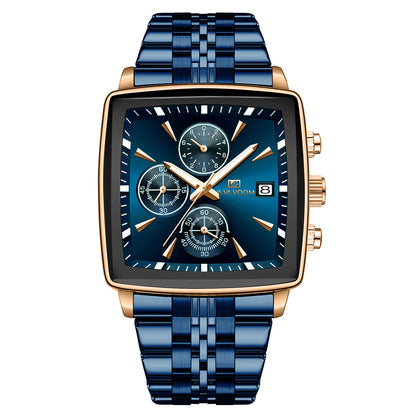 Super Dad - Blue Chrome Chronograph Waterproof